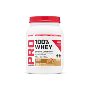 GNC 真勁Pro Performance雙效綜合乳清蛋白-花生風味(805g)