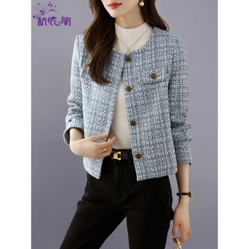 高級感小香風外套女短款2025新款秋冬小個子法式氣質名媛精致上衣