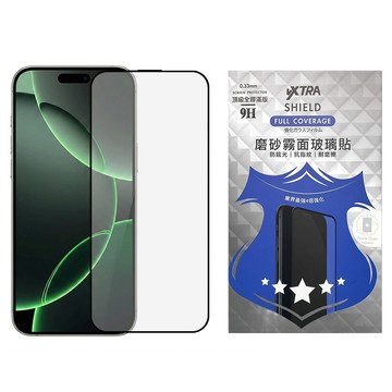 vXTRA 飛創 全膠貼合 霧面滿版9H鋼化玻璃貼 6.1吋  iPhone 16 Pro  1個