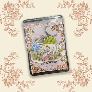 擠奶姑娘 鑰匙圈