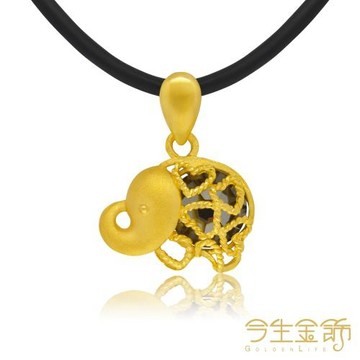 【今生金飾】太平有象墜(時尚黃金墜子)