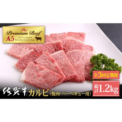 ふるさと納税 佐賀県 江北町 佐賀牛 カルビ 400g 焼肉用  [HAD094]