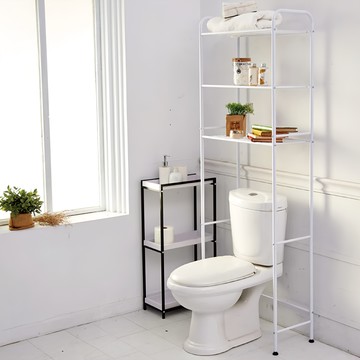 ikloo 宜酷屋 多功能三層馬桶置物架  61 x 28 x 174cm  白色  1個