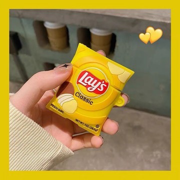 💖台灣寄出 新品上新💖【4031人收藏】創意樂事薯片airpods3代耳機保護套蘋果1/2代防摔硅膠藍牙耳機殼