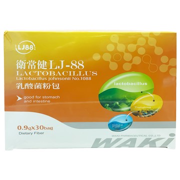 WAKi 衛常健 LJ88專利乳酸菌粉包 30包  1個  27g