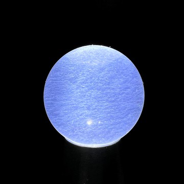奶白。水晶球 一圖一物 擺件 療癒 l 藍針水晶 藍針球 奶白球 l