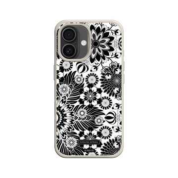 iPhone 16 SolidX 貝殼灰 - Catalina Estrada - Floral Monochrome