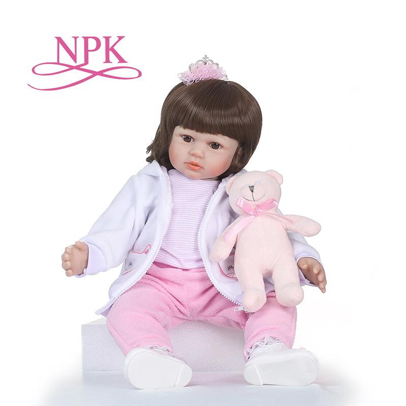 リボーンドール 人形 赤ちゃん 女の子 シリコーン 布 55cm リアル
