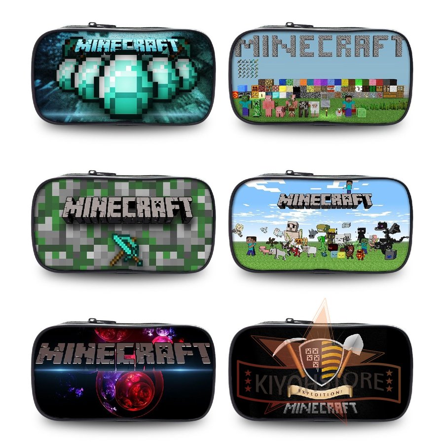 23絵柄 Minecraft マインクラフト クリーパー エンダーマン ペンケース ポーチ 筆箱 ゲーム キャラクター グッズ プレゼント 子供  ギフト 誕生日 通販 LINEポイント最大GET | LINEショッピング