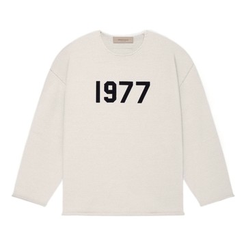 Fear of God Essentials SS22 1977 Raw Edge Sweater 'Wheat'