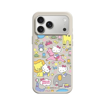 iPhone 17 Pro Max SolidX 貝殼灰 - 三麗鷗-Hello Kitty - 樂遊動物園
