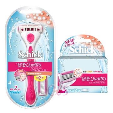 [$699免運] Schick舒適牌 舒柔 仕女除毛刀  刀片  ☆艾莉莎ELS☆