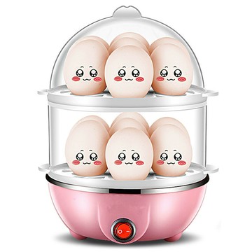 110V美規出口蒸蛋器小型家用自動斷電三層蒸雞蛋煮蛋機迷你早餐機