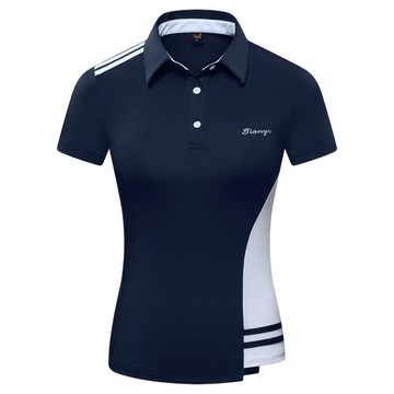 tty高爾夫球衣服女 短袖 高爾夫服裝女 GOLF女裝 時尚韓版撞色T62
