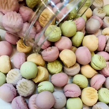 🎈【新鮮熱銷】小饅頭 餅乾 酥 兒童零食 入口即化  多彩小饅頭寶寶果蔬酥奶豆無添加白砂糖食用鹽入口即化