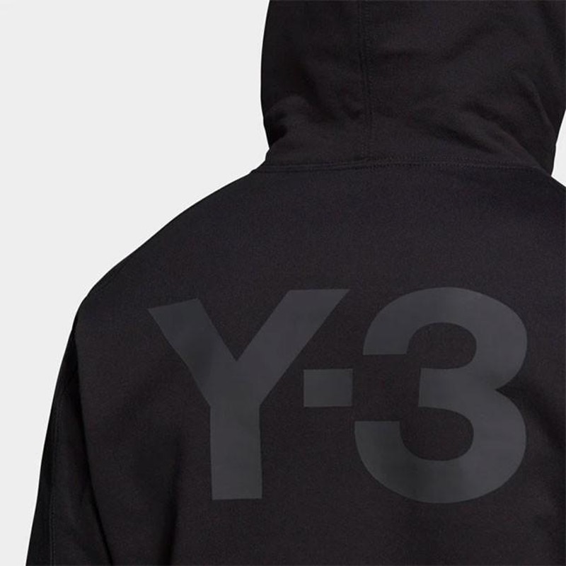 Y-3 ワイスリー バックロゴ プルオーバー スウェットパーカー FJ0354