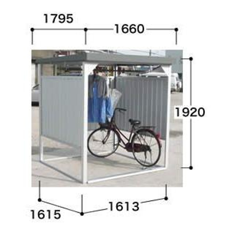 ダイマツ×環境生活】ダイマツ多目的万能物置 DM-7壁面パネルショート型 幅1660×奥行1795×高さ1920mm エリア限定送料無料 |  LINEブランドカタログ