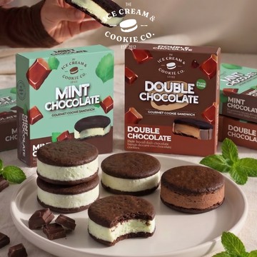 可可不客氣組【The Ice Cream & Cookie Co】可不可以不要客氣 ! (可可x6 , 薄荷可可x6)