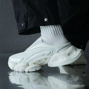 ADIDAS XLG RUNNER MULE 白銀 米白 穆勒 拖鞋 休閒 中性 JS4590