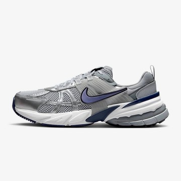 NIKE 耐吉 男休閒鞋-銀白紫 V2K RUN-HJ4497002