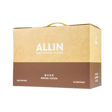 *獨家新口味上市* [ALLIN] 分離乳清 (60包/盒) - 多口味-摩卡可可