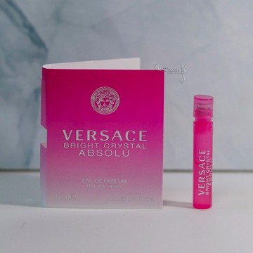 Versace 凡賽斯 絕對香戀水晶 Bright Crystal Absolu 女性淡香精 1mL 全新 試管香水