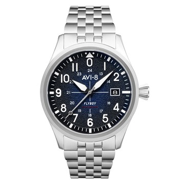 【AVI-8】FLYBOY ENGINEER 飛行機械錶(藍 AIAV407522)