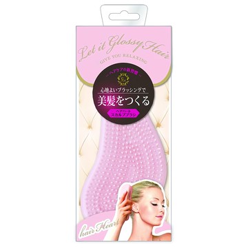 LUCKY TRENDY 美髮按摩梳  粉紅  1入