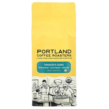 Portland Coffee Roasters, 有機咖啡，全豆，輕度烘焙，Tanager's Song，12 盎司（340 克）