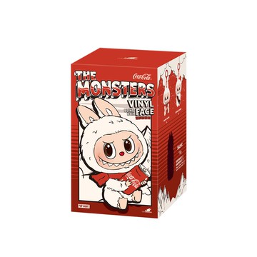 POP MART 泡泡瑪特｜THE MONSTERS可口可樂系列搪膠臉掛件手辦盲盒公仔盒玩(單入隨機出貨)