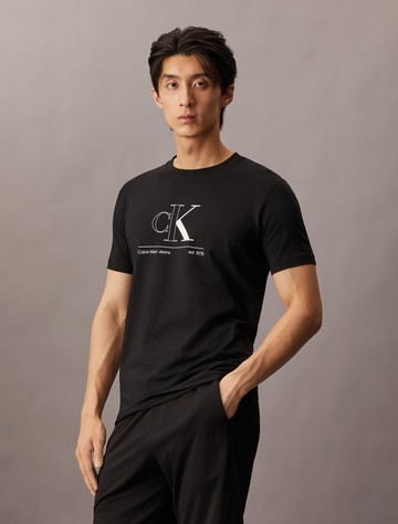 Calvin Klein Monogram 框線圖案 T 裇