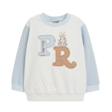 經典比得男針織拼接長袖T恤