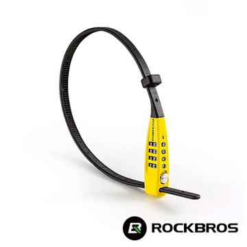 《ROCKBROS洛克兄弟》攜帶式4位數字密碼鎖 車鎖/密碼鎖/防盜/上鎖/單車/自行車/32180002001