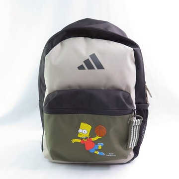 ADIDAS 辛普森家庭 JM4467 霸子 雙肩後背包 兒童背包 暗棕/橄欖【iSport愛運動】