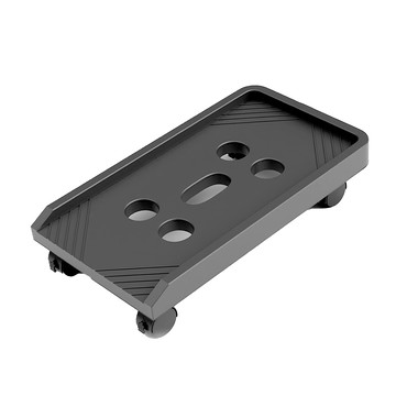 AHOYE 滾輪移動式主機架  黑色  1個