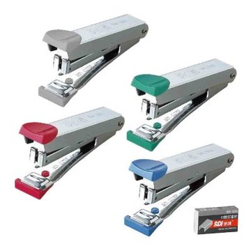 【SDI 手牌】簡約 實用型 訂書機 附針 顏色隨機 /卡 1102CA(10號訂書機)