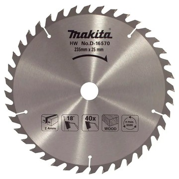 Makita 牧田 台灣公司貨 鎢鋼鋸片 D-16570 235mm x 40P  1片