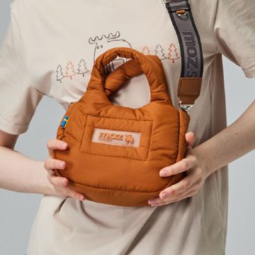 moz瑞典 駝鹿 Light 空氣 雲朵包(棕橘)小