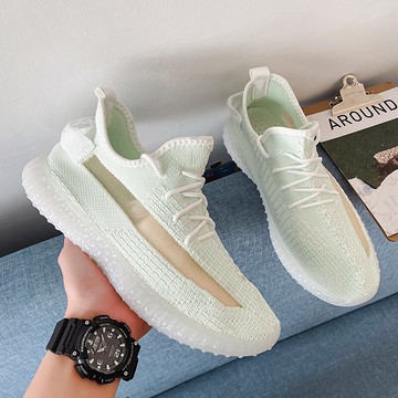 新款秋季透氣男鞋韓版潮流冬季百搭椰子運動休閑男士網面潮鞋