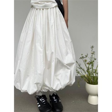 小眾日系蓬蓬春秋季花苞半身裙