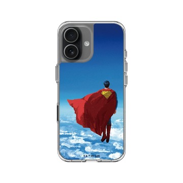 iPhone 17 Clear Case（相機按鈕） 透明 - Superman - Superman-蒼穹之上