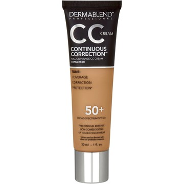 Dermablend Continuous Correction Tone-Evening SPF50+ CC Cream 1 fl. oz (Various Shades) - 50N Tan 1