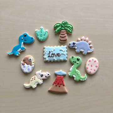 恐龍世界糖霜餅乾