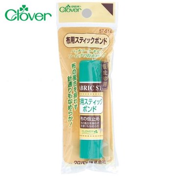 日本可樂牌Clover布用口紅膠布用膠水57-514布膠(6g)布料黏合膠水布料口紅膠Glue 適固定布料固定