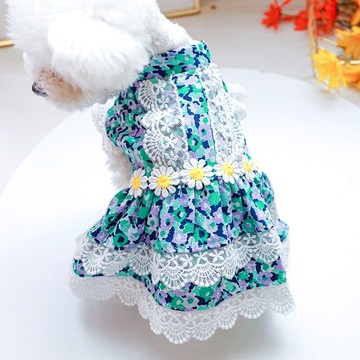 狗狗衣服寵物裙子泰迪比熊博美小型犬春夏薄款公主裙貓咪衣服