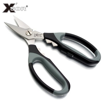 又敗家@台灣製X'sor膠片底板用45mm短刃7吋剪刀DW-G7180膠板剪底片剪園藝剪玫瑰除刺花藝剪手藝剪鐵線剪花店剪【全館299超取免運】【APP下單點數4倍送】