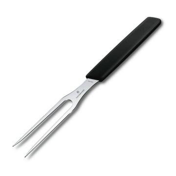 VICTORINOX 瑞士維氏 Swiss Modern 切肉叉 15cm 黑 6.9033.15B