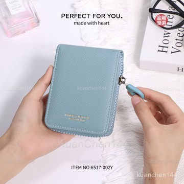 皮夾女 女錢包 女錢包 多卡位 大容量 零錢包 新款女士錢包迷你多功能拉鏈錢包卡包一體大容量多卡位錢夾學生女 手拿包女