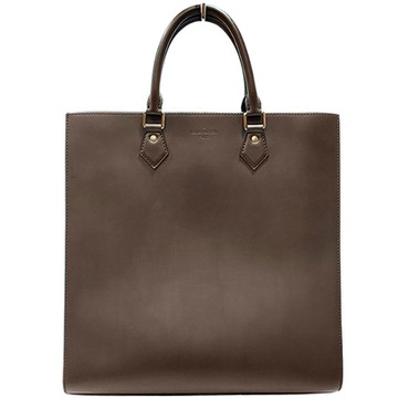 【Louis Vuitton 路易威登 】M80129 經典Sac Plat系列Nomade皮革手提直立方包(絕版展示品)