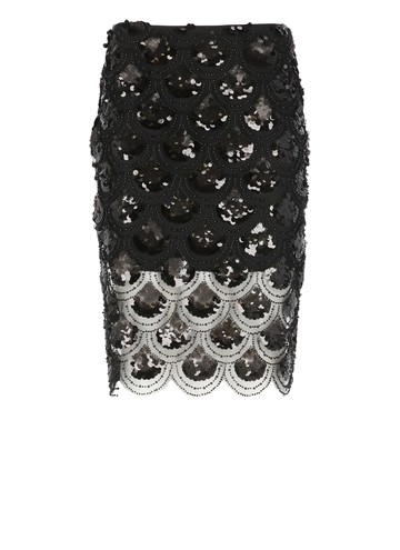 Rotate by Birger Christensen Skirt With Large Sequins